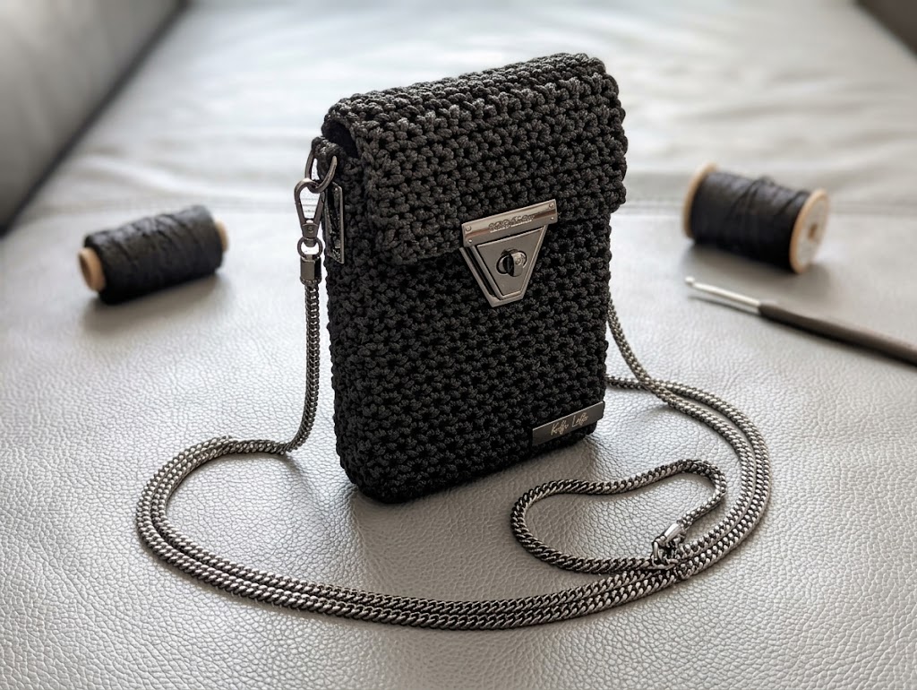 ##La Doria Noir — Pochette Téléphone & Portefeuille##